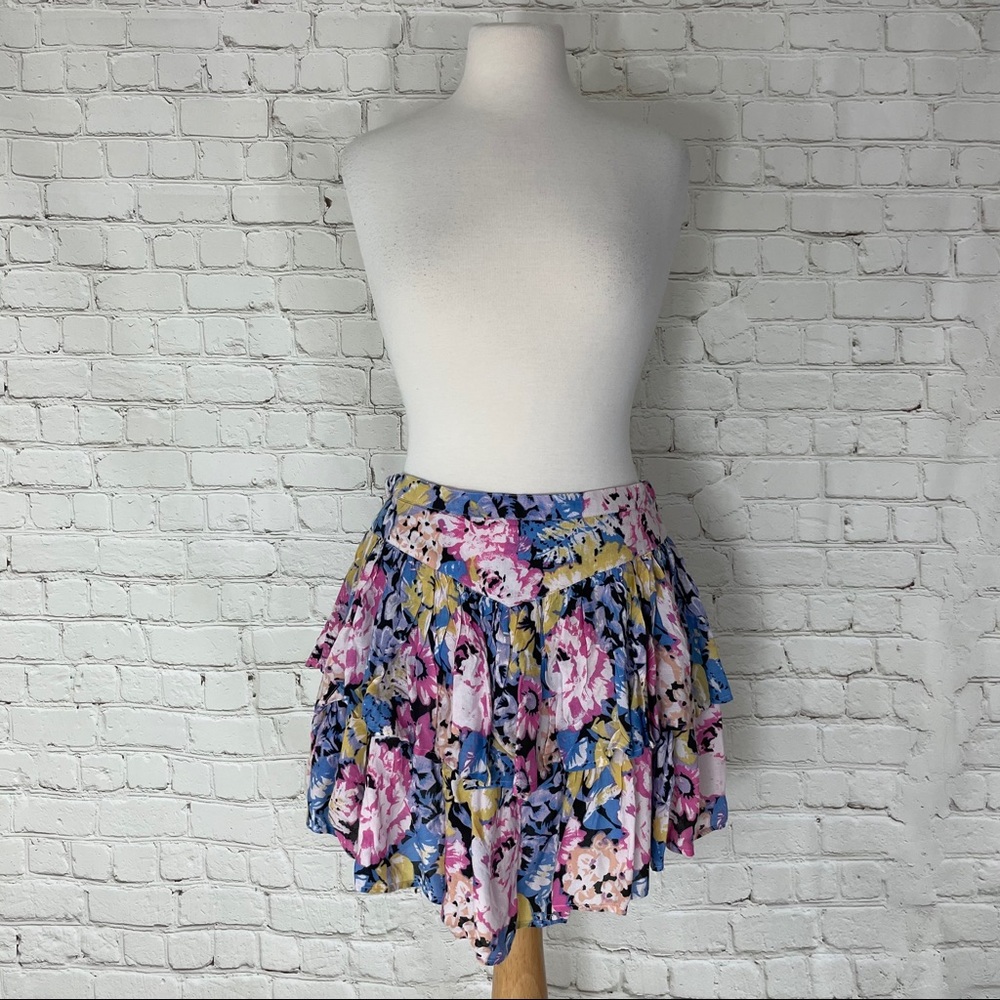 Urban Outfitters Floral Miniskirt Size 8 NWT